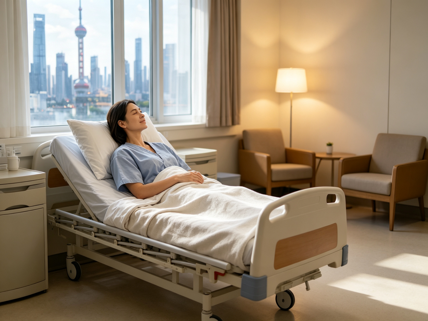 Patient recovery bed