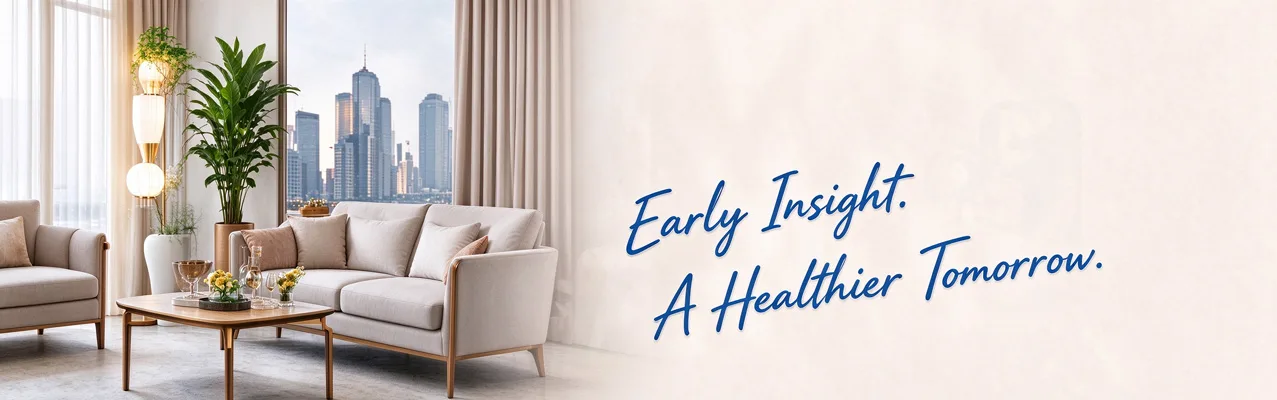 Health screening care lounge